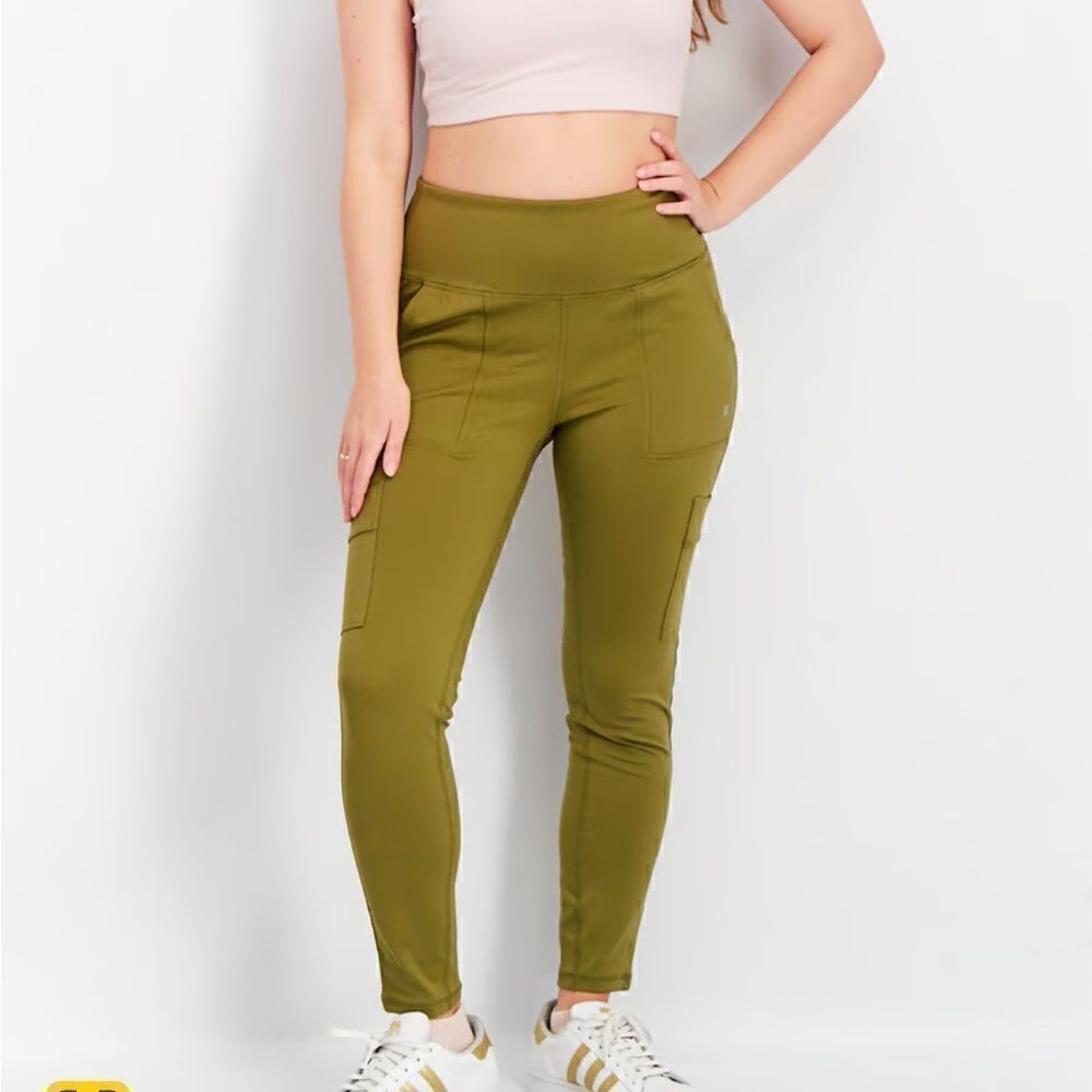 Hurley Cargo Pocket Legging Olive Green
